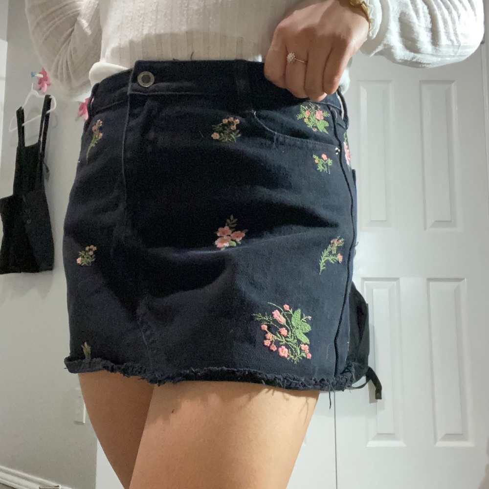 Denim Mini Skirt